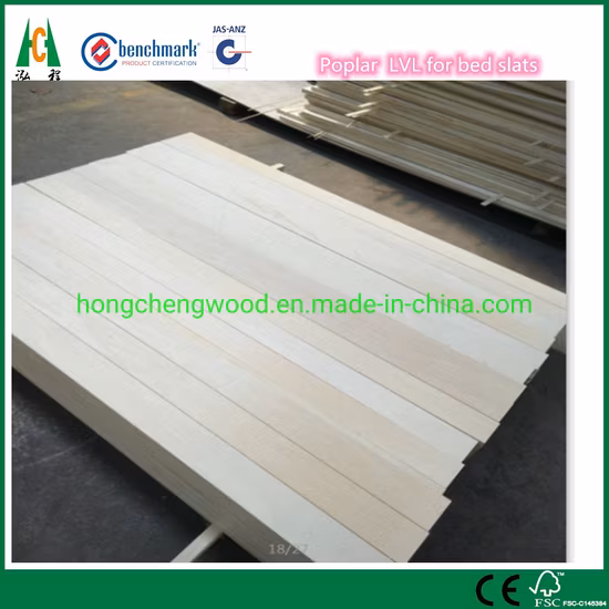 Hot Sales Quality Bed Slats LVL /Laminated Veneer Lumber LVL for Door Construction
